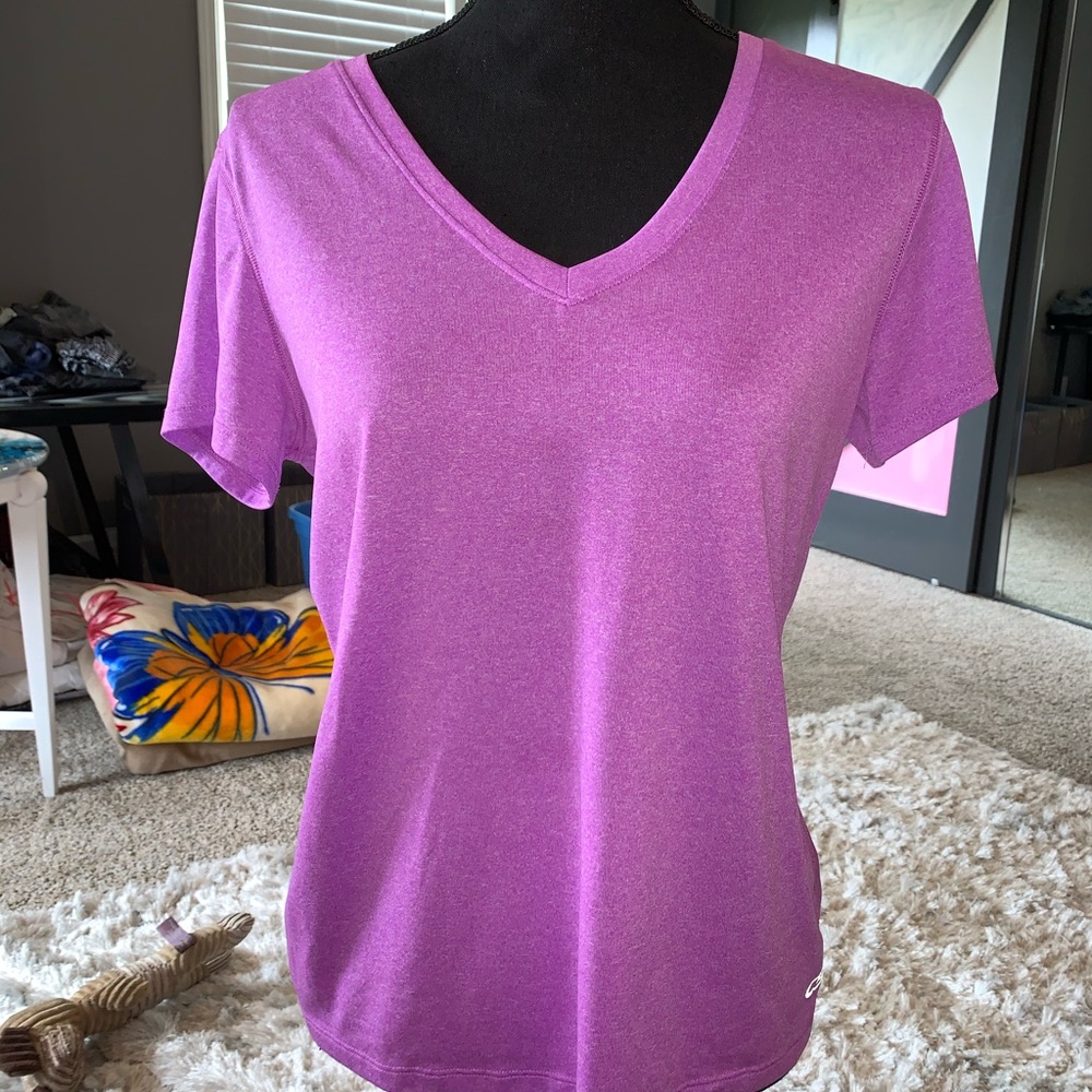 purple athletic top